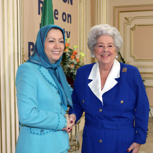 Maryam Rajavi, Meeting with British delegation- Auvers sur Oise- 27 January 2014