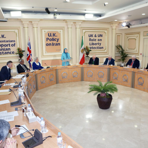 Maryam Rajavi, Meeting with British delegation- Auvers sur Oise- 27 January 2014