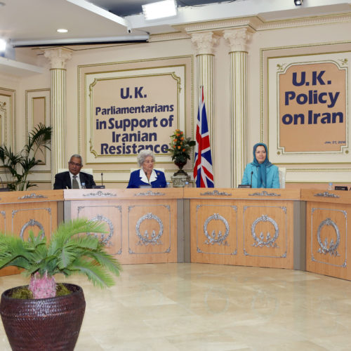 Maryam Rajavi, Meeting with British delegation- Auvers sur Oise- 27 January 2014