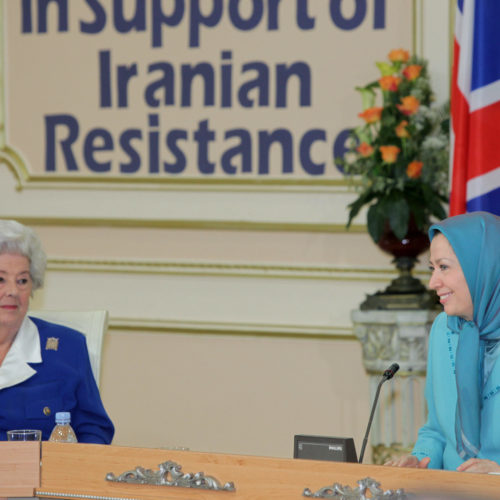 Maryam Rajavi, Meeting with British delegation- Auvers sur Oise- 27 January 2014