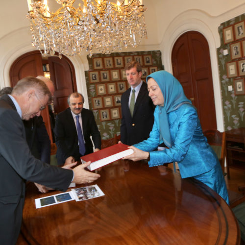 Maryam Rajavi at the Noble Peace Institute, Oslo, Norway – 24 February 2014