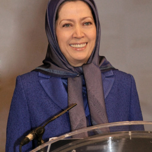 Maryam Rajavi at the gathering of 60 Iranian associations from Sweden, Norway, Denmark and Finland in Oslo- 25 February 2014