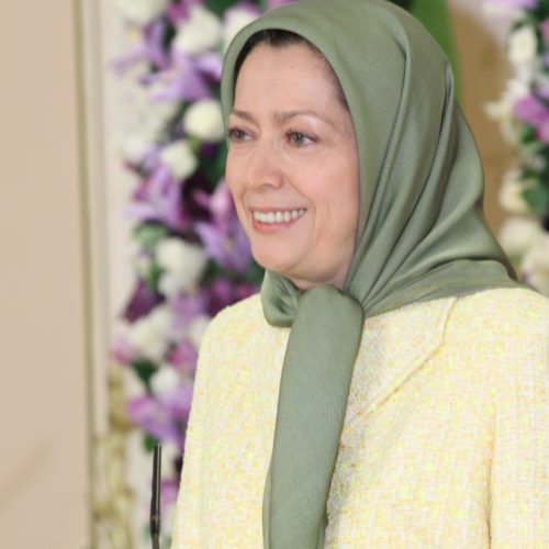 Maryam Rajavi, Nowrouz Iranian New Year's celebration at Auvers-sur-Oise, France- March 21, 2014