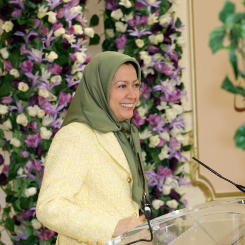 Maryam Rajavi, Nowrouz Iranian New Year's celebration at Auvers-sur-Oise, France- March 21, 2014