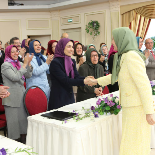 Maryam Rajavi, Nowrouz Iranian New Year's celebration at Auvers-sur-Oise, France- March 21, 2014