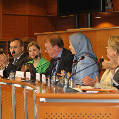 Maryam Rajavi, European Parliament, 9 April 2014