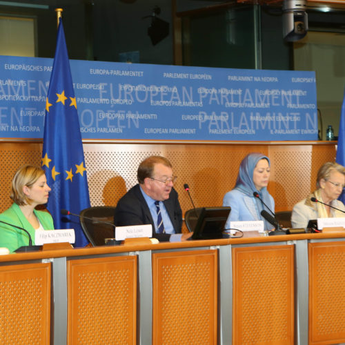 Maryam Rajavi, European Parliament, 9 April 2014