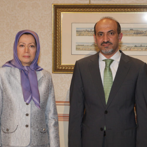 Meeting Maryam Rajavi and Mr. Ahmad Jarba in Paris- 23 May 2014