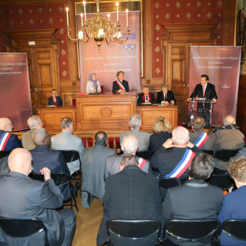 Maryam Rajavi, Meeting at City Hall of 2nd district Paris- 25 November 2014