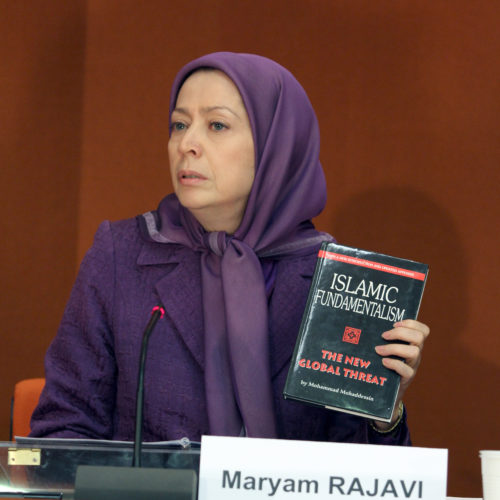 Maryam Rajavi, Hearing at the EPP party session, Strasbourg- 26 January 2015