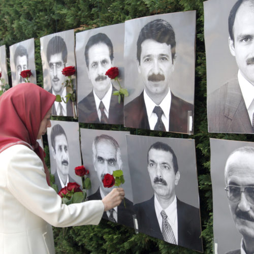 Maryam Rajavi, Auvers sur Oise, Commemorating Mojahed martyrs of 8 April 2011- 12 April 2015