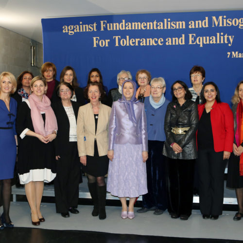 Maryam Rajavi, Gathering for the international women’s day, Berlin- 7 March 2015