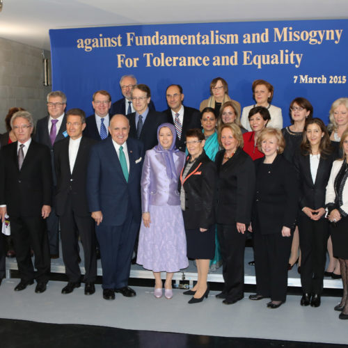 Maryam Rajavi, Gathering for the international women’s day, Berlin- 7 March 2015