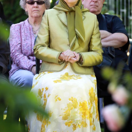 Maryam Rajavi at the flowers festivity in Auvers-sur-Oise, France- June 6, 2015