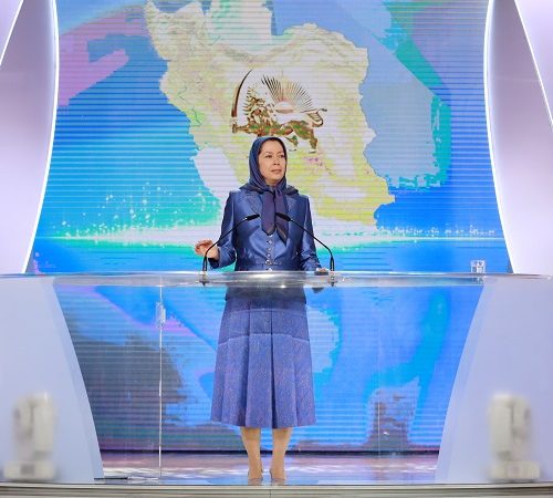 Maryam Rajavi, Iranian resistance leader at the grand annual gathering in Paris on 13 June 2015 -5