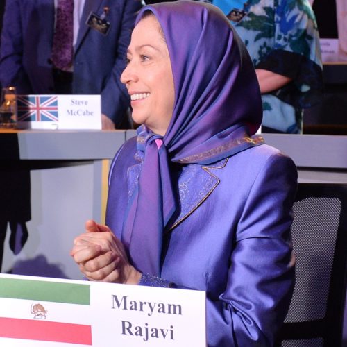 Maryam Rajavi in Grand Gathering near Paris marking the anniversary of the Resistance against the theocratic regime ruling Iran 13 June 2015