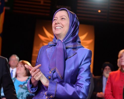 Maryam Rajavi in Grand Gathering near Paris marking the anniversary of the Resistance against the theocratic regime ruling Iran 13 June 2015