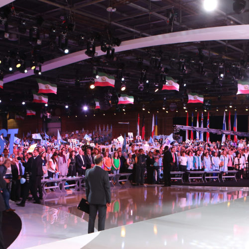 Maryam Rajavi in Grand Gathering near Paris marking the anniversary of the Resistance against the theocratic regime ruling Iran 13 June 2015