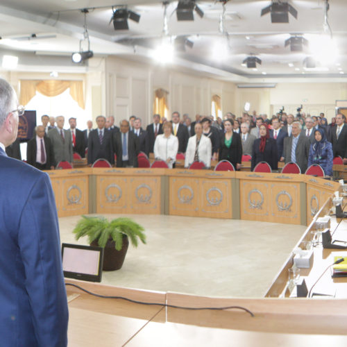 Maryam Rajavi at the meeting of the National Council of Resistance of Iran, June 17 and 18, 2015