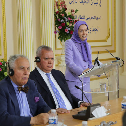 Maryam Rajavi in Conference on Iranian regime's destructive role in the Middle East