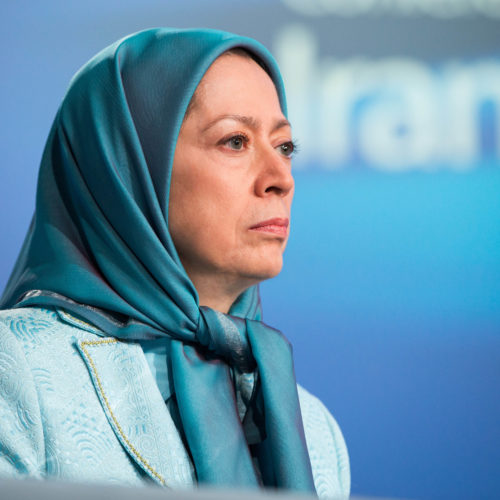 Maryam Rajavi at the International Day against death penalty conference