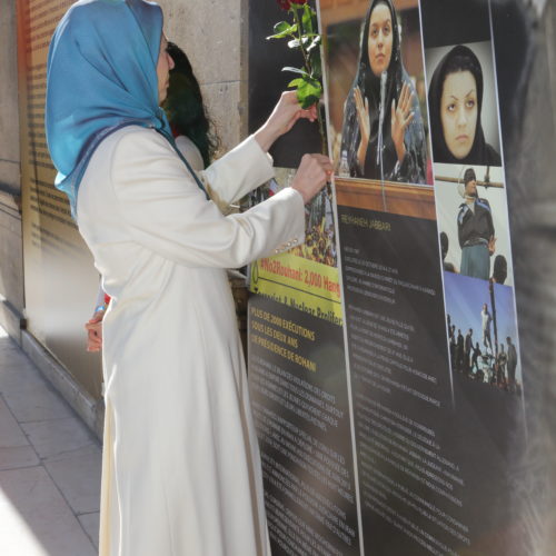 Maryam Rajavi at the International Day against death penalty conference