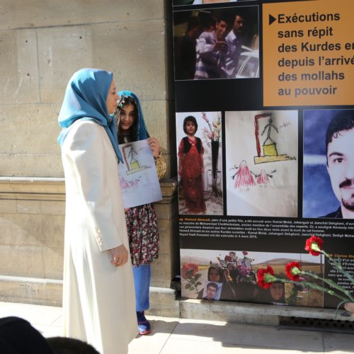 Maryam Rajavi at the International Day against death penalty conference