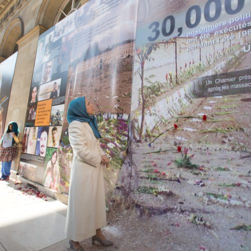 Maryam Rajavi at the International Day against death penalty conference