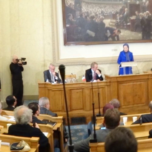 Maryam Rajavi, Conference at the French National Assembly- 27-10-2015