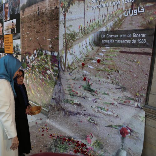 Maryam Rajavi at the International Day against death penalty conference