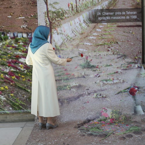 Maryam Rajavi at the International Day against death penalty conference