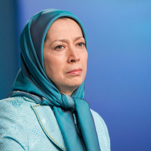 Maryam Rajavi at the International Day against death penalty conference