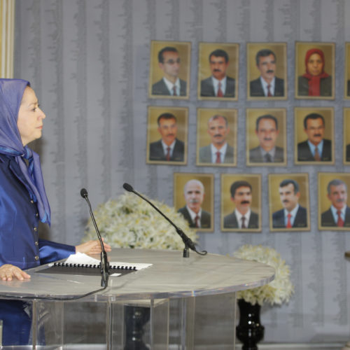 Maryam Rajavi, Commemoration of Martyrs of 29 October at camp Liberty- 1 November 2015