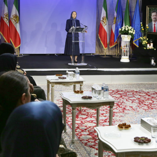 Maryam Rajavi pays tribute to a deceased member of the NCRI and four senior women affiliates of the PMOI