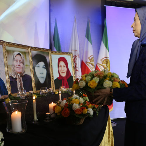 Maryam Rajavi pays tribute to a deceased member of the NCRI and four senior women affiliates of the PMOI