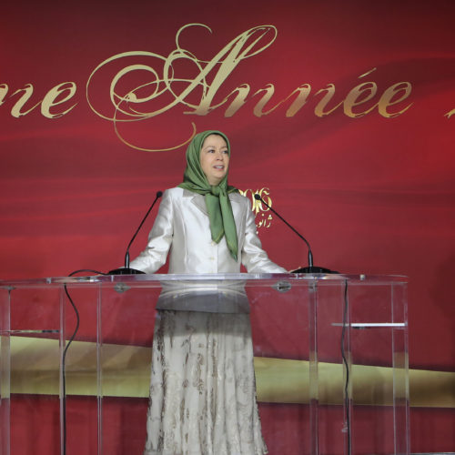 Maryam Rajavi -New Year celebration with French supporters of Iranian resistance, 10 January 2016