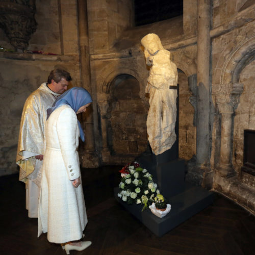 Maryam Rajavi attended a Christmas Eve ceremony at Saint Germain-des-Près Abbey, Paris- December 24, 2015