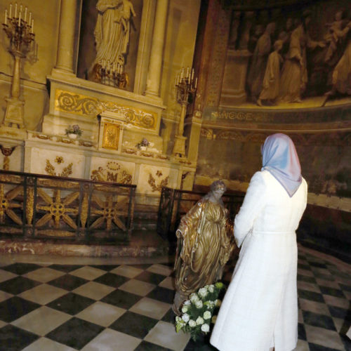 Maryam Rajavi attended a Christmas Eve ceremony at Saint Germain-des-Près Abbey, Paris- December 24, 2015