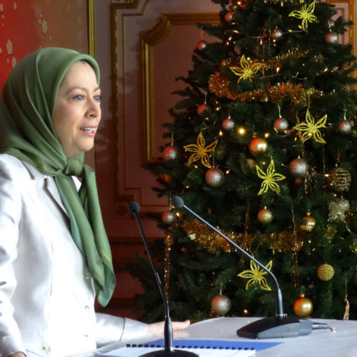 Maryam Rajavi -New Year celebration with French supporters of Iranian resistance, 10 January 2016