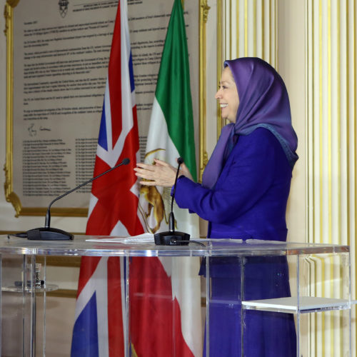 Maryam Rajavi meets with the Rt Revd. John Pritchard, and The Rt. Revd. Adrian Newman- 20 January 2016