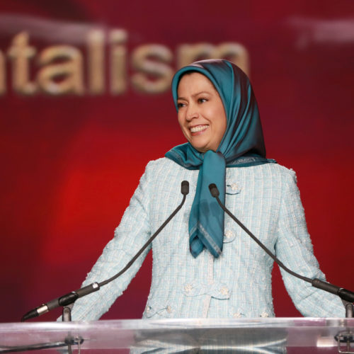 Maryam Rajavi at the International Women’s Day, Pledge for Parity: Women United Against Islamic Fundamentalism, Paris, February 27, 2016