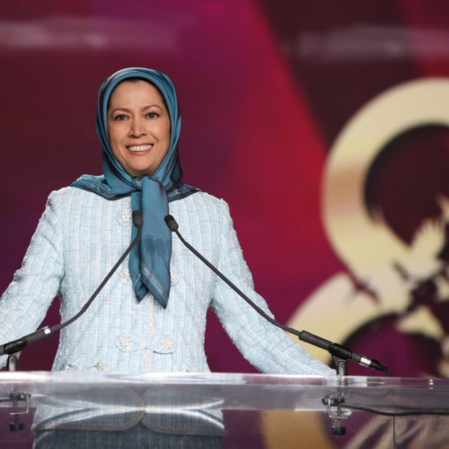 Maryam Rajavi at the International Women’s Day, Pledge for Parity: Women United Against Islamic Fundamentalism, Paris, February 27, 2016