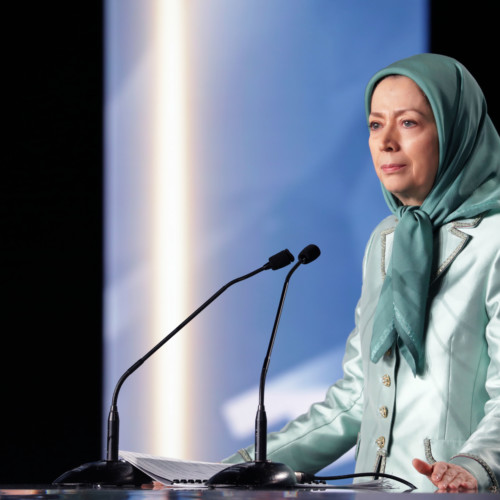 Maryam Rajavi attends IWD Conference entitled, “Iran uprising and role of women” – February 17, 2018