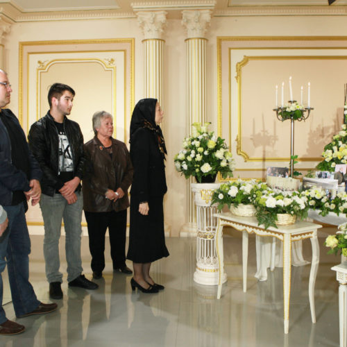 Maryam rajavi at The memorial ceremony for Victor Gulotta -21 May 2016