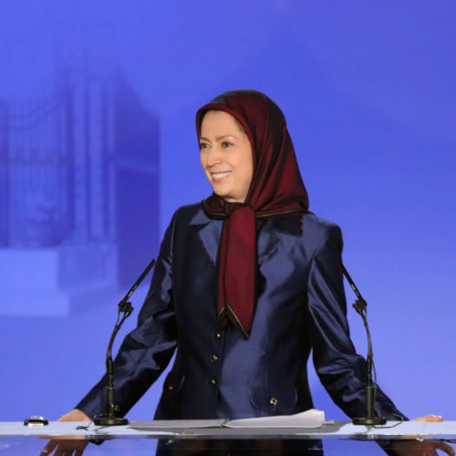 Maryam Rajavi addressed the memorial ceremony for 24 slain PMOI members on the second anniversary of the heavy rocket attack at Camp Liberty, October 29, 2017