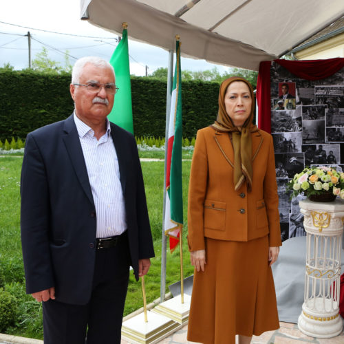 Maryam Rajavi meets with George Sabra-May 12, 2016