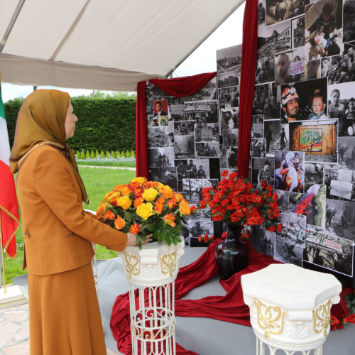 Maryam Rajavi meets with George Sabra-May 12, 2016