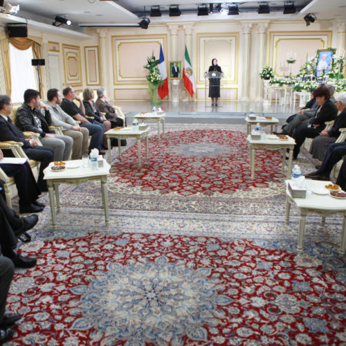 Maryam rajavi at The memorial ceremony for Victor Gulotta -21 May 2016