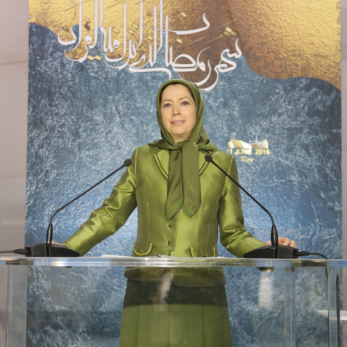 Maryam Rajavi at the Ramadan meeting in solidarity with the Syrian Revolution- June 11, 2016