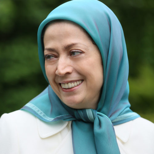 Maryam Rajavi in the Flower Festival at Auvers-sur- Oise – 4 June 2016